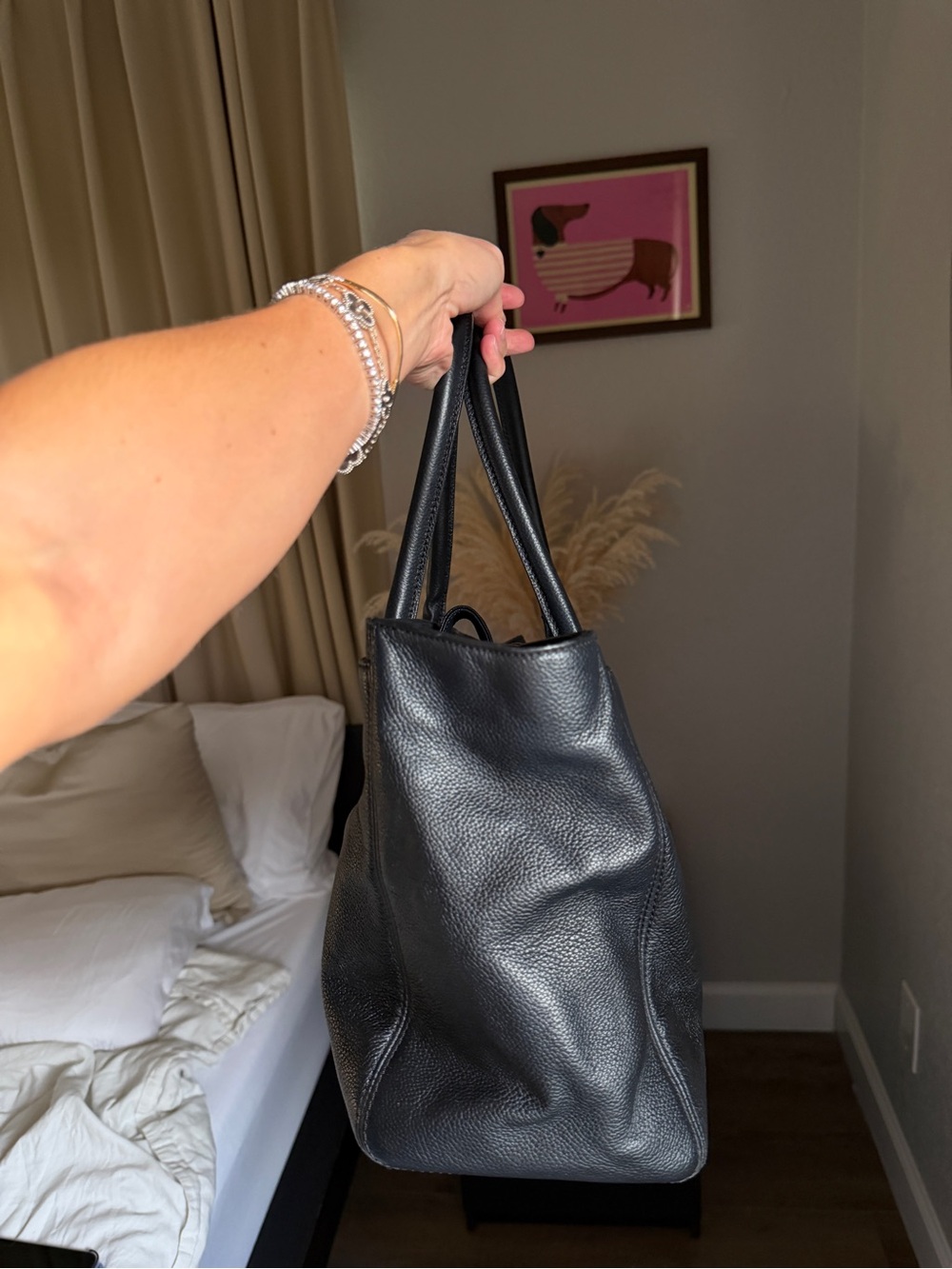 Chanel cert executive Black Tote shoulder Bag - Picture 2 of 14